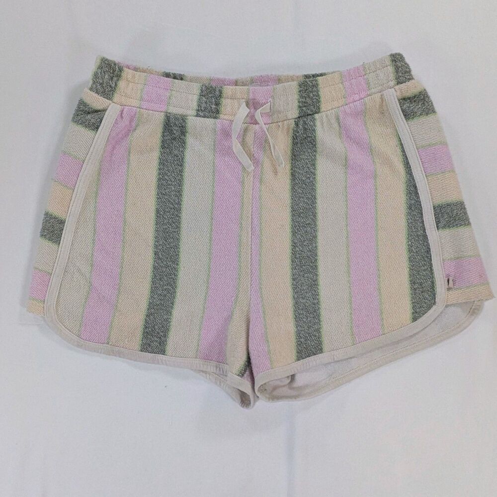 Roxy Girl Shorts Elastic Pink Pastel Casual Summer Medium coastal